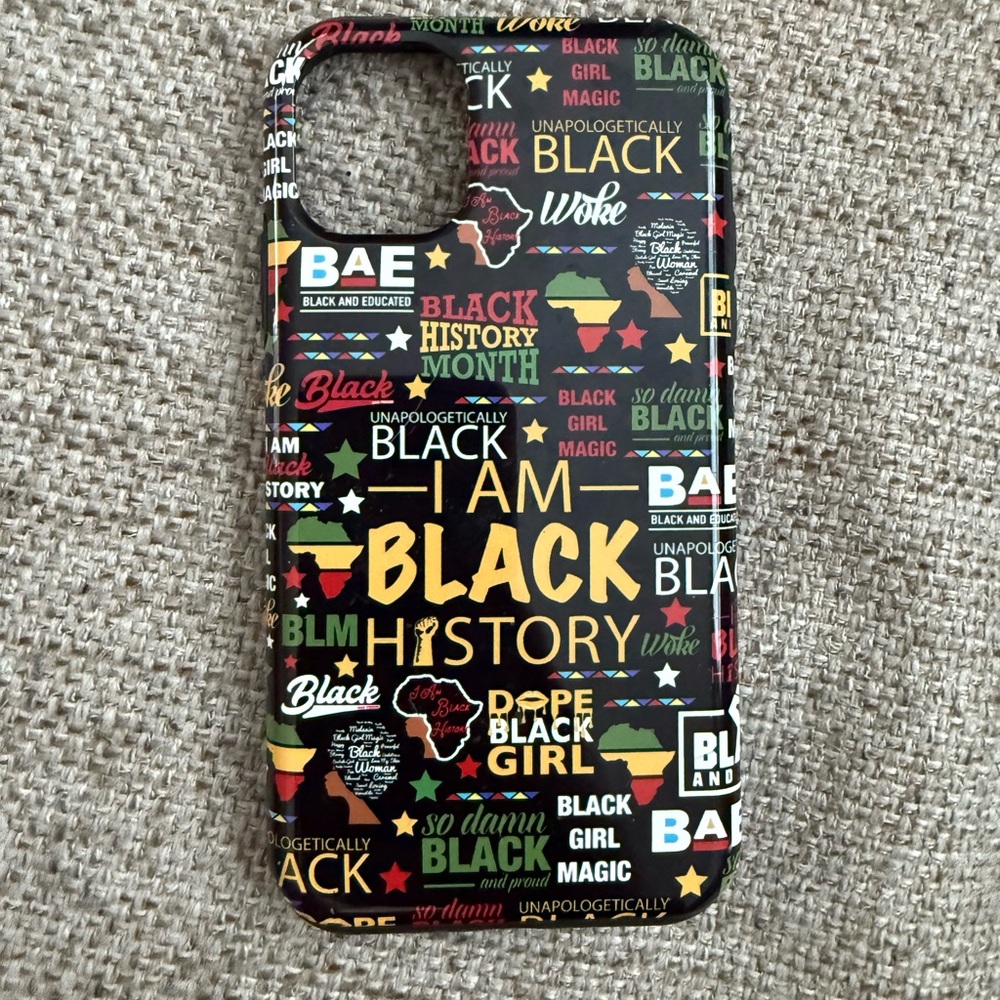 “I Am Black History” iPhone 11 Case – Black Girl Magic, BLM, Dope Print